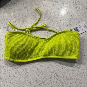 Hurley Bright Green Scrunch Bandeau